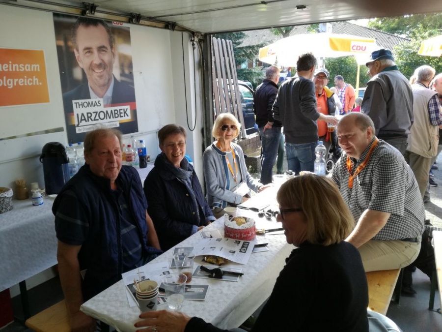 Garagenfeier der CDU Unterrath-West